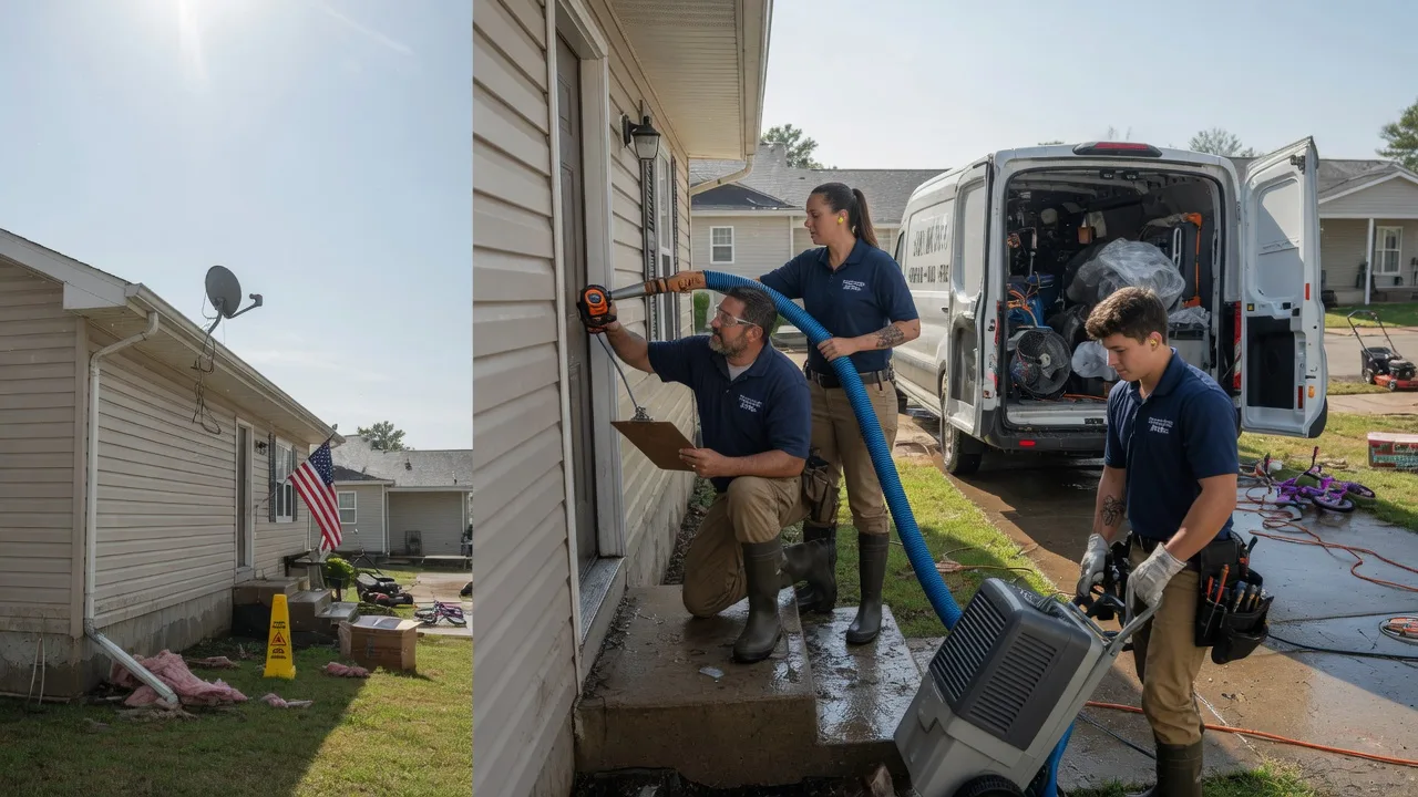Ceiling Water Damage Restoration in Wainwright, OK near me